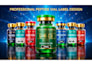 product label design supplement label bottle label box label peptide vial label